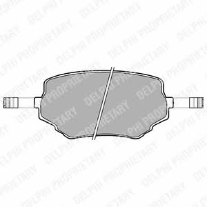 Delphi LP1015 Brake Pad Set, disc brake LP1015