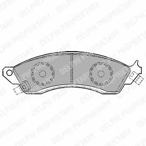 Delphi LP1154 Brake Pad Set, disc brake LP1154