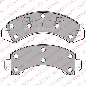 Delphi LP1173 Brake Pad Set, disc brake LP1173