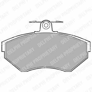 Delphi LP1410 Brake Pad Set, disc brake LP1410