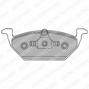 Delphi Brake pad set – price [object Object] PLN