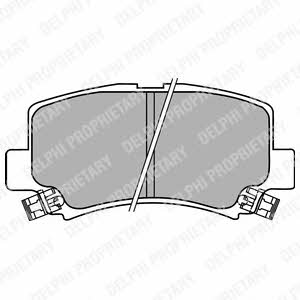 Delphi LP1439 Brake Pad Set, disc brake LP1439