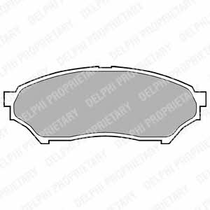 Delphi LP1448 Brake Pad Set, disc brake LP1448