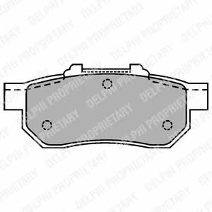 Delphi LP1456 Brake Pad Set, disc brake LP1456