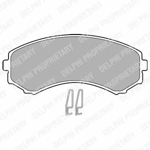 Delphi LP1462 Brake Pad Set, disc brake LP1462