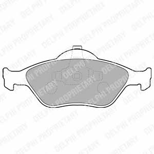 Delphi Brake Pad Set, disc brake – price 88 PLN