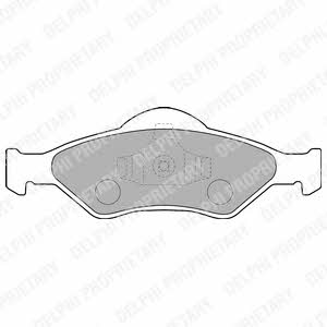 Delphi LP1470 Brake Pad Set, disc brake LP1470