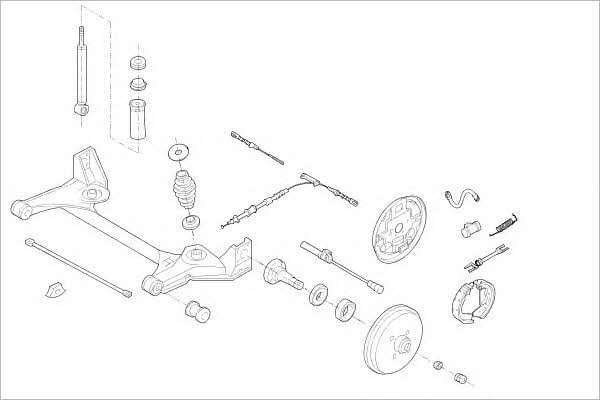  OPEL-01837-R Wheel suspension OPEL01837R