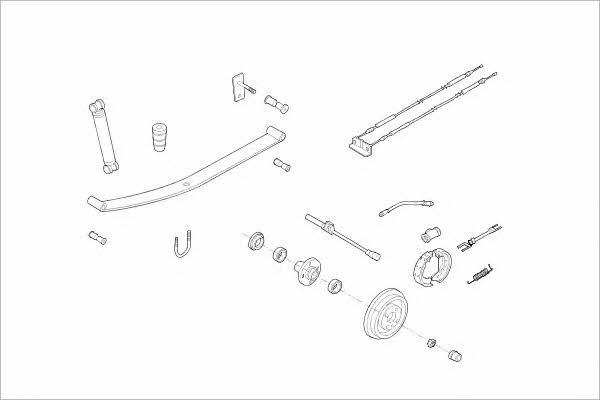 Delphi OPEL-04073-R Wheel suspension OPEL04073R