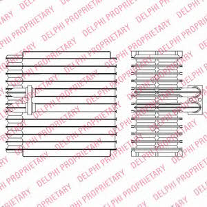 Delphi TSP0525203 Air conditioner evaporator TSP0525203