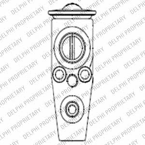 Delphi TSP0585120 Air conditioner expansion valve TSP0585120
