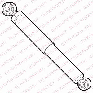 Delphi V01261012 Rear oil and gas suspension shock absorber V01261012