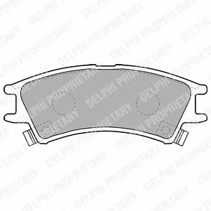 Delphi LP1502 Brake Pad Set, disc brake LP1502