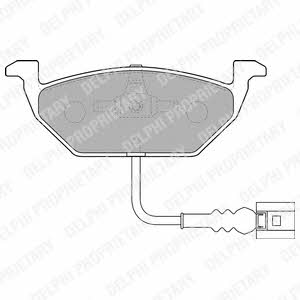 Delphi Brake pad set – price [object Object] PLN