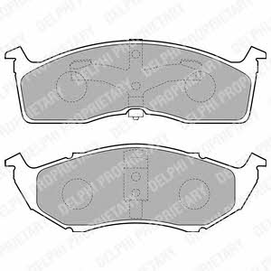 Delphi LP1531 Brake Pad Set, disc brake LP1531