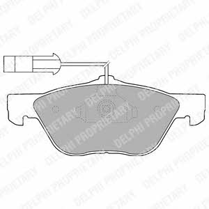 Delphi LP1537 Brake Pad Set, disc brake LP1537