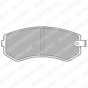 Delphi LP1544 Brake Pad Set, disc brake LP1544