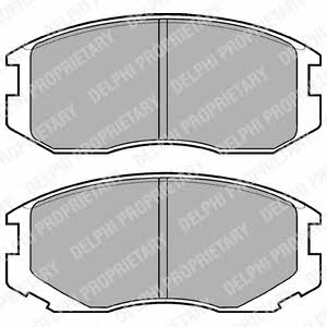 Delphi LP1594 Brake Pad Set, disc brake LP1594