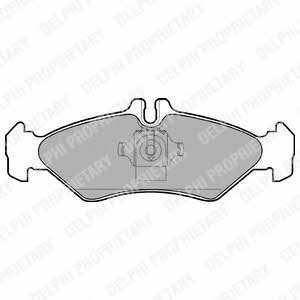 Delphi LP1595 Brake Pad Set, disc brake LP1595