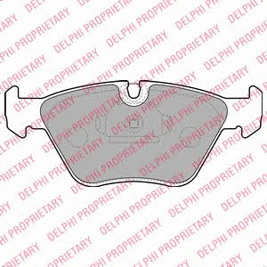 Brake pad set Delphi LP1608