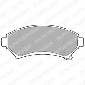 Delphi LP1609 Brake Pad Set, disc brake LP1609