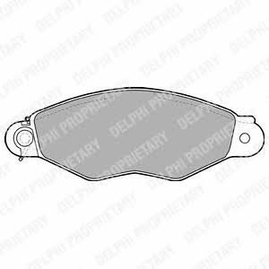 Brake pad set Delphi LP1610