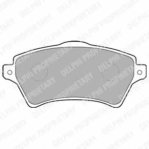 Delphi LP1652 Brake Pad Set, disc brake LP1652