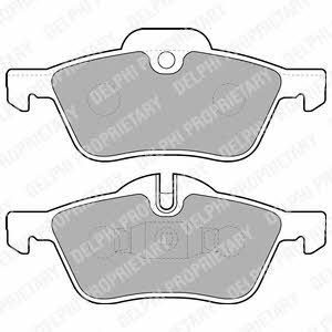 Delphi LP1657 Brake Pad Set, disc brake LP1657