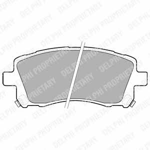 Delphi LP1663 Brake Pad Set, disc brake LP1663