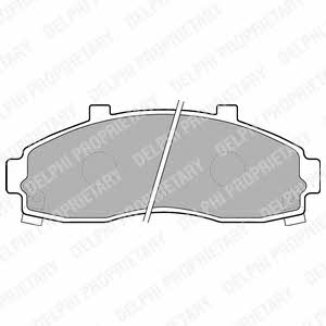 Delphi LP1664 Brake Pad Set, disc brake LP1664