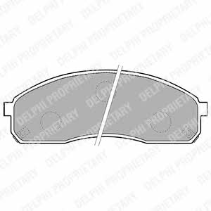 Delphi LP1671 Brake Pad Set, disc brake LP1671