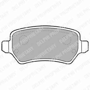 Delphi Brake Pad Set, disc brake – price 72 PLN