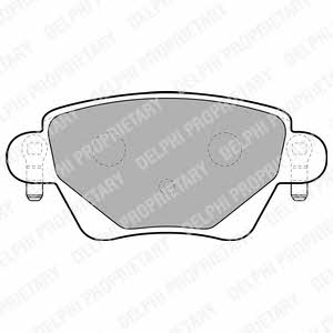 Delphi LP1682 Brake Pad Set, disc brake LP1682