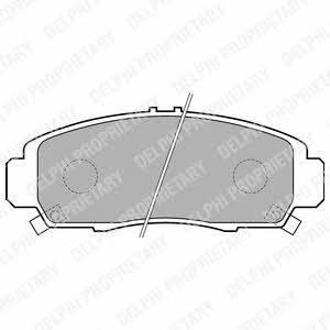 Delphi LP1704 Brake Pad Set, disc brake LP1704