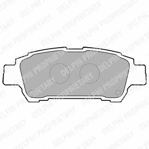 Delphi LP1710 Brake Pad Set, disc brake LP1710