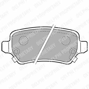 Delphi Brake Pad Set, disc brake – price 69 PLN