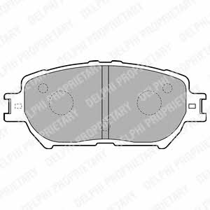 Delphi LP1738 Brake Pad Set, disc brake LP1738