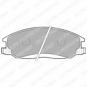 Delphi LP1743 Brake Pad Set, disc brake LP1743