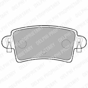 Delphi Brake Pad Set, disc brake – price 90 PLN