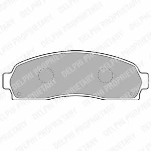 Delphi LP1757 Brake Pad Set, disc brake LP1757