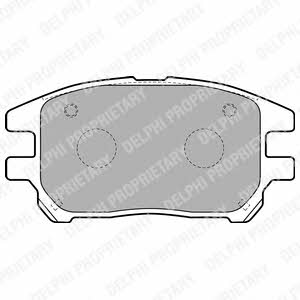 Delphi LP1768 Brake Pad Set, disc brake LP1768
