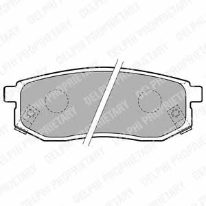 Delphi LP1771 Brake Pad Set, disc brake LP1771