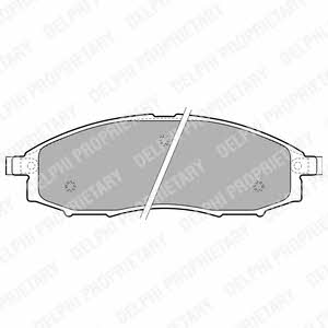 Delphi Brake Pad Set, disc brake – price 99 PLN