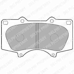 Delphi Brake Pad Set, disc brake – price 106 PLN
