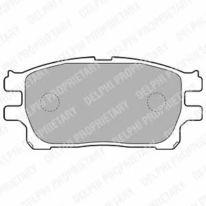 Delphi LP1784 Brake Pad Set, disc brake LP1784