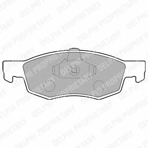 Delphi LP1796 Brake Pad Set, disc brake LP1796