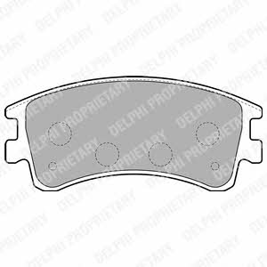 Delphi LP1799 Brake Pad Set, disc brake LP1799