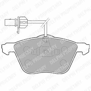 Delphi LP1801 Brake Pad Set, disc brake LP1801