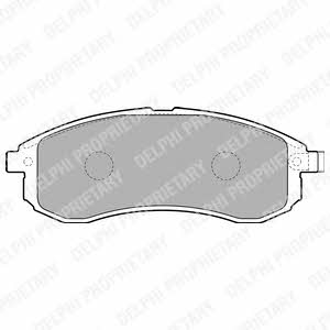 Delphi LP1808 Brake Pad Set, disc brake LP1808