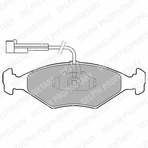 Delphi LP1811 Brake Pad Set, disc brake LP1811